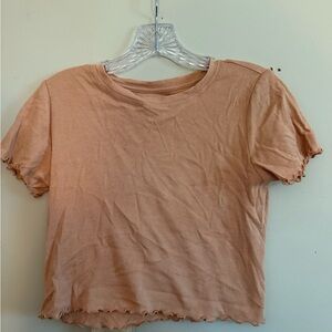Aerie Peach Short Sleeve Tee